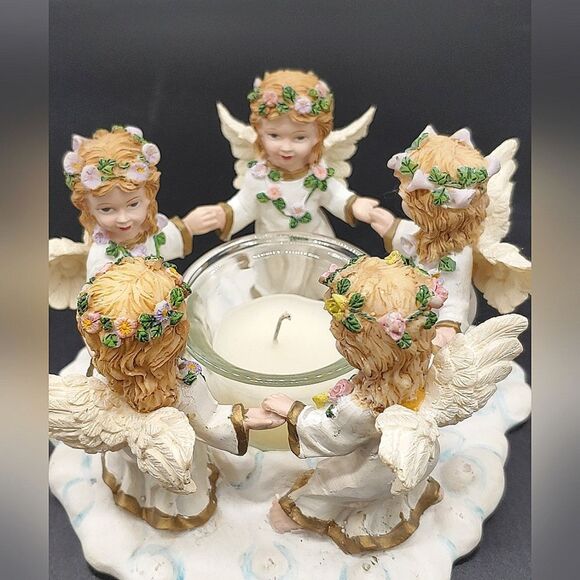 Vintage Angel Candle Holder - Picture 3 of 4